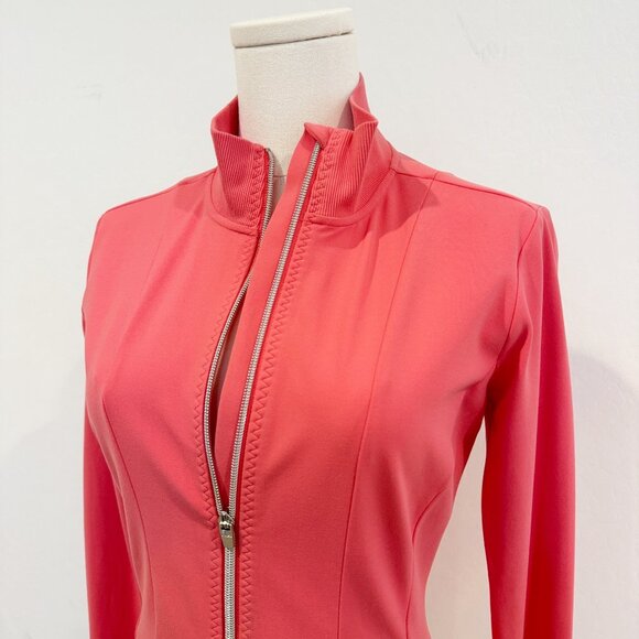 Athleta Shanti Salutation Full Zip Athletic Workout Jacket Powervita Gym Small - Picture 2 of 9